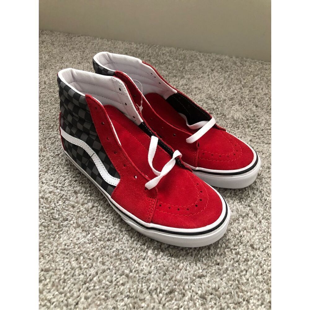 Vans Checkered Sk8-Hi Shoe Youth Size 5